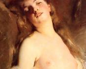 查理 卓别林 : Portrait Of A Young Girl